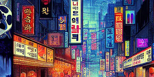 A vibrant collage showcasing Asian cinema's diversity, featuring elements from Korean thrillers and Japanese animation.