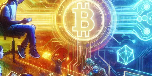 A vibrant digital scene of gamers and viewers excitedly engaging in seamless online recharge activities.